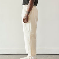 7115 Unisex Elastic Drop-Crotch Trousers, Off-White