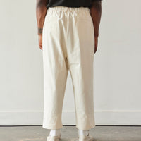 7115 Unisex Elastic Drop-Crotch Trousers, Off-White