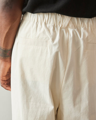 7115 Unisex Elastic Drop-Crotch Trousers, Off-White