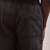 7115 Unisex Elastic Pull-Up Trouser, Canvas Black