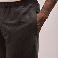 7115 Unisex Elastic Pull-Up Trouser, Canvas Black