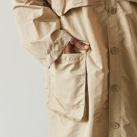 7115 Unisex Packable Rain Trench, Pistachio Gray