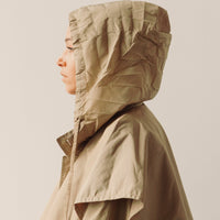 7115 Packable Rain Trench, Pistachio Gray