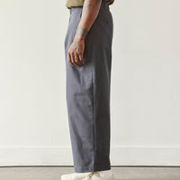 7115 Unisex Pleated Trouser, Navy