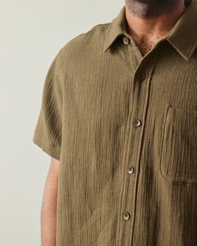 7115 Unisex Signature Pocket Shirt, Deep Moss