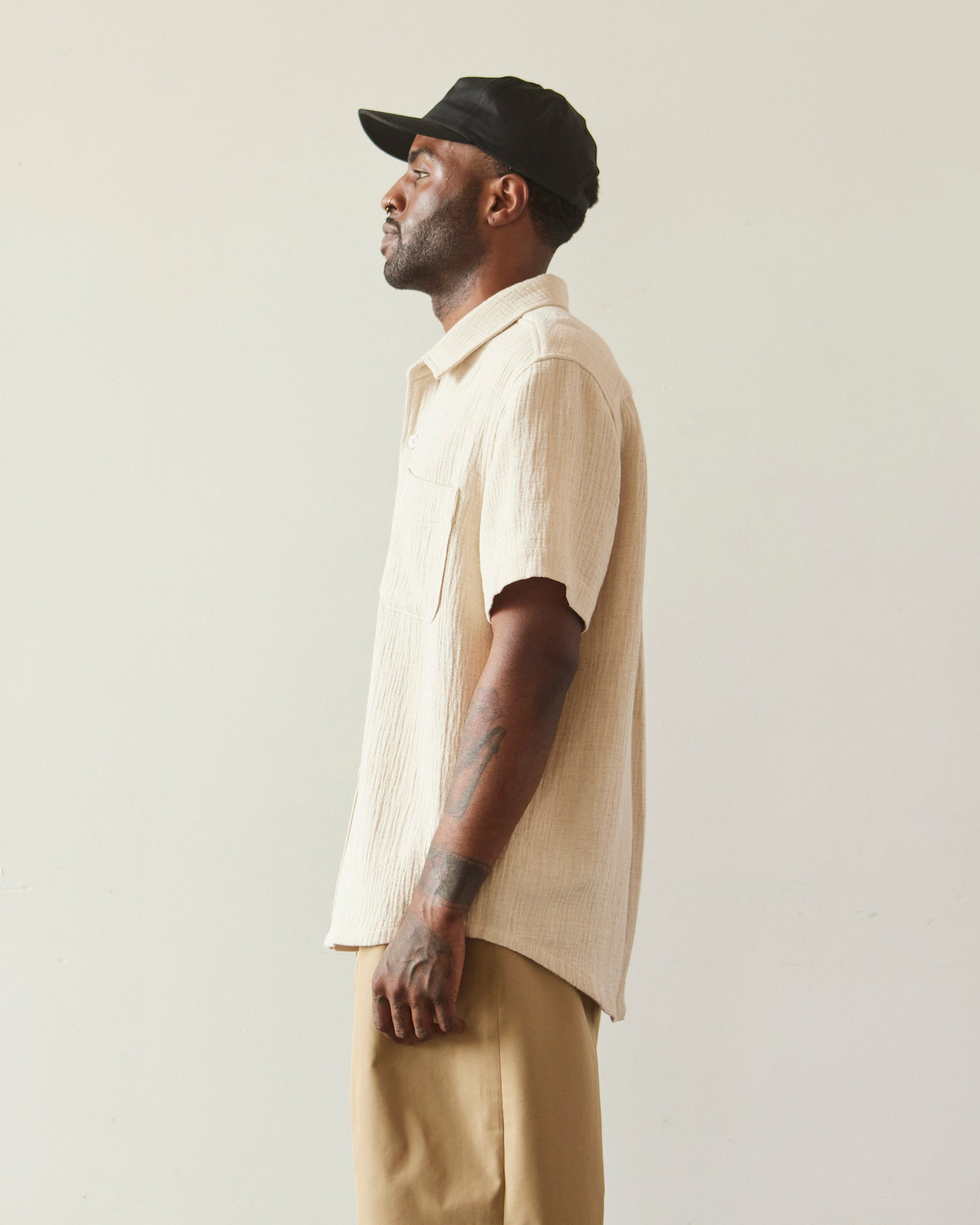 7115 Unisex Signature Pocket Shirt, Oatmeal