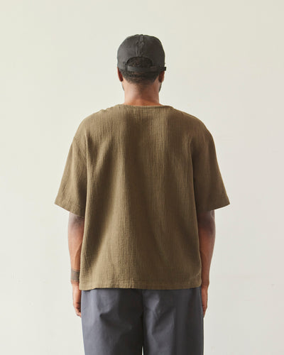 7115 Unisex Signature Pocket Tee, Deep Moss Gauze