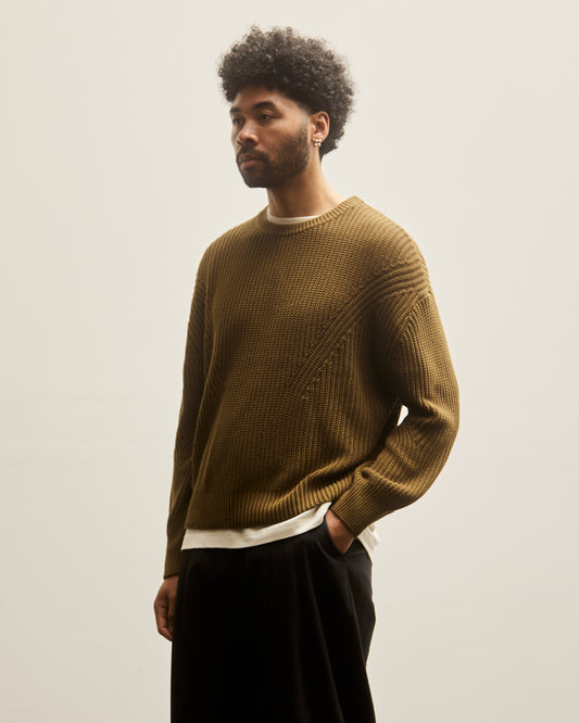 7115 Unisex Signature Poet Sleeves Sweater, Kelp