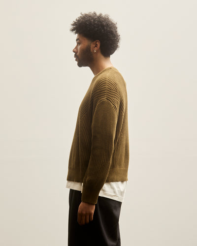 7115 Unisex Signature Poet Sleeves Sweater, Kelp