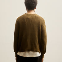 7115 Unisex Signature Poet Sleeves Sweater, Kelp