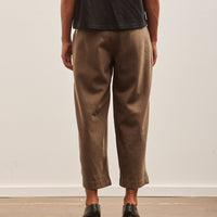 7115 Wool Pleated Trouser, Umber