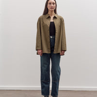7115 by Szeki Papery 3/4 Button Down, Olive