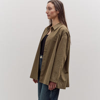 7115 by Szeki Papery 3/4 Button Down, Olive