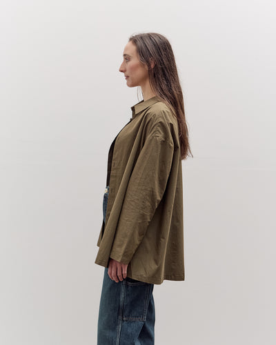 7115 by Szeki Papery 3/4 Button Down, Olive