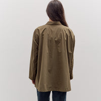 7115 by Szeki Papery 3/4 Button Down, Olive