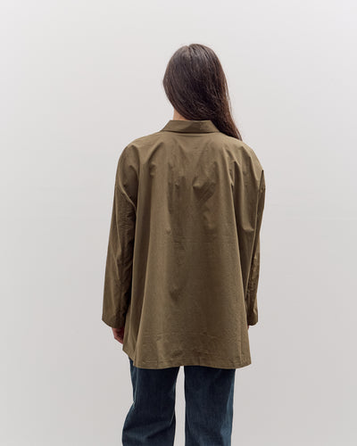 7115 by Szeki Papery 3/4 Button Down, Olive