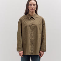 7115 by Szeki Papery 3/4 Button Down, Olive