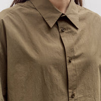 7115 by Szeki Papery 3/4 Button Down, Olive
