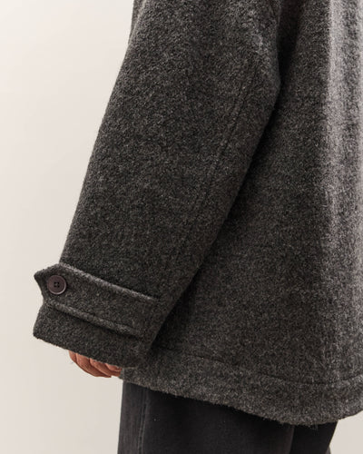 7115 by Szeki Blouson Short Coat, Heather Gray