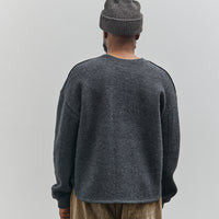 7115 by Szeki Unisex Boiled Wool Keepsake Jumper, Gray