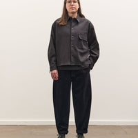 7115 by Szeki Corduroy Elastic Pull-Up Trouser Unisex, Black