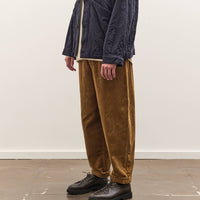 7115 by Szeki Corduroy Elastic Pull-Up Trouser Unisex, Sepia Brown
