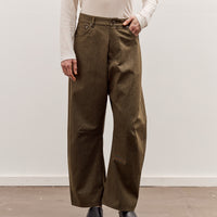 7115 by Szeki Curve Legged Work Trouser, Olive Green