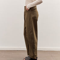 7115 by Szeki Curve Legged Work Trouser, Olive Green