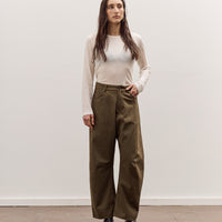 7115 by Szeki Curve Legged Work Trouser, Olive Green