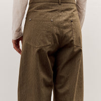 7115 by Szeki Curve Legged Work Trouser, Olive Green