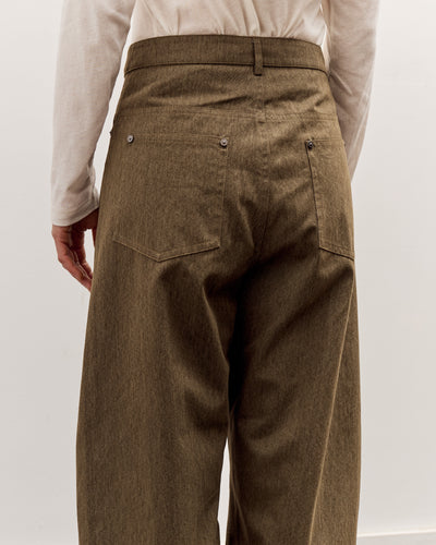 7115 by Szeki Curve Legged Work Trouser, Olive Green