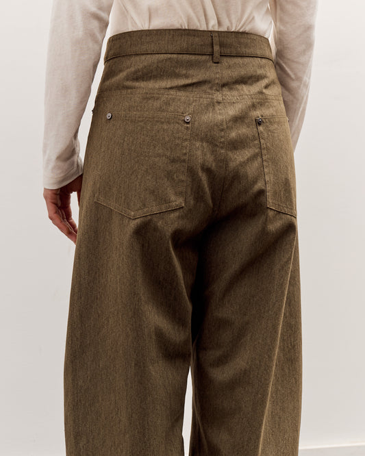 7115 by Szeki Curve Legged Work Trouser, Olive Green