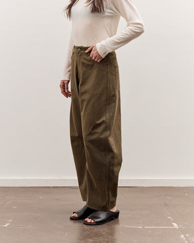7115 by Szeki Curve Legged Work Trouser, Olive Green