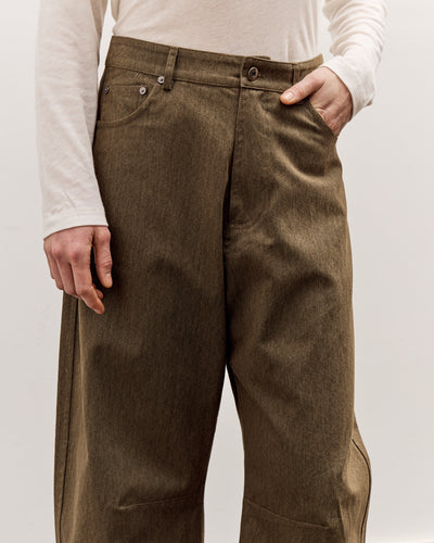 7115 by Szeki Curve Legged Work Trouser, Olive Green