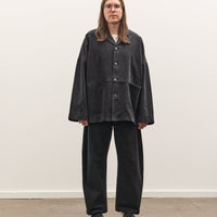 7115 by Szeki Curved Legged Work Trouser Unisex, Washed Black