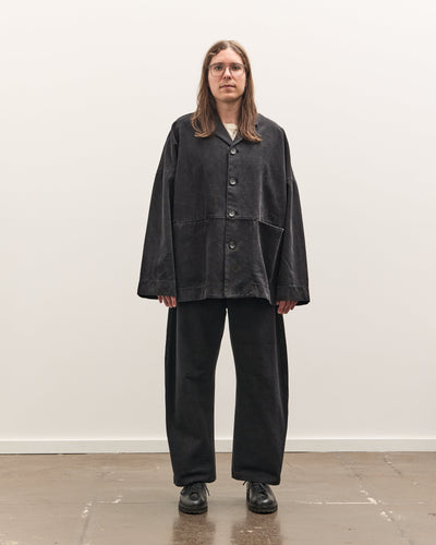 7115 by Szeki Curved Legged Work Trouser Unisex, Washed Black