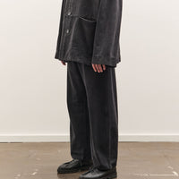 7115 by Szeki Curved Legged Work Trouser Unisex, Washed Black