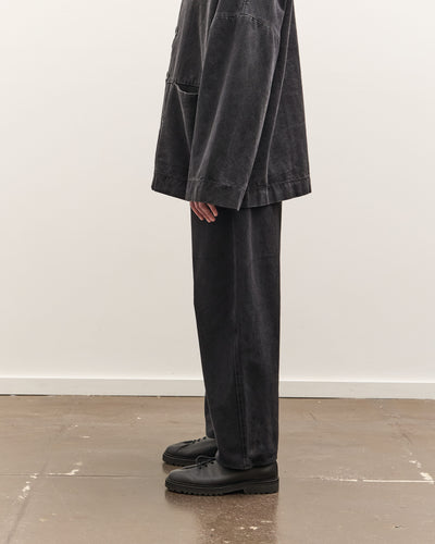 7115 by Szeki Curved Legged Work Trouser Unisex, Washed Black