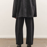 7115 by Szeki Curved Legged Work Trouser Unisex, Washed Black