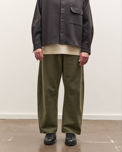 7115 by Szeki Curved Legged Work Trouser Unisex, Washed Olive