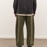 7115 by Szeki Curved Legged Work Trouser Unisex, Washed Olive