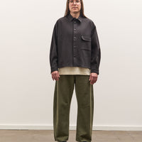 7115 by Szeki Curved Legged Work Trouser Unisex, Washed Olive