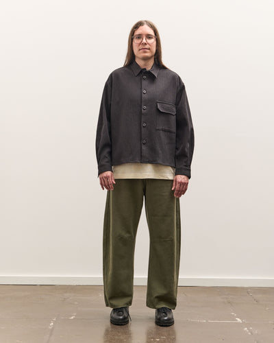 7115 by Szeki Curved Legged Work Trouser Unisex, Washed Olive