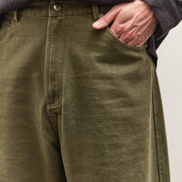 7115 by Szeki Curved Legged Work Trouser Unisex, Washed Olive