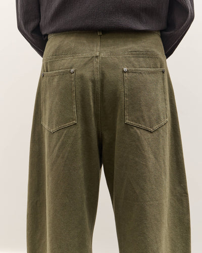 7115 by Szeki Curved Legged Work Trouser Unisex, Washed Olive