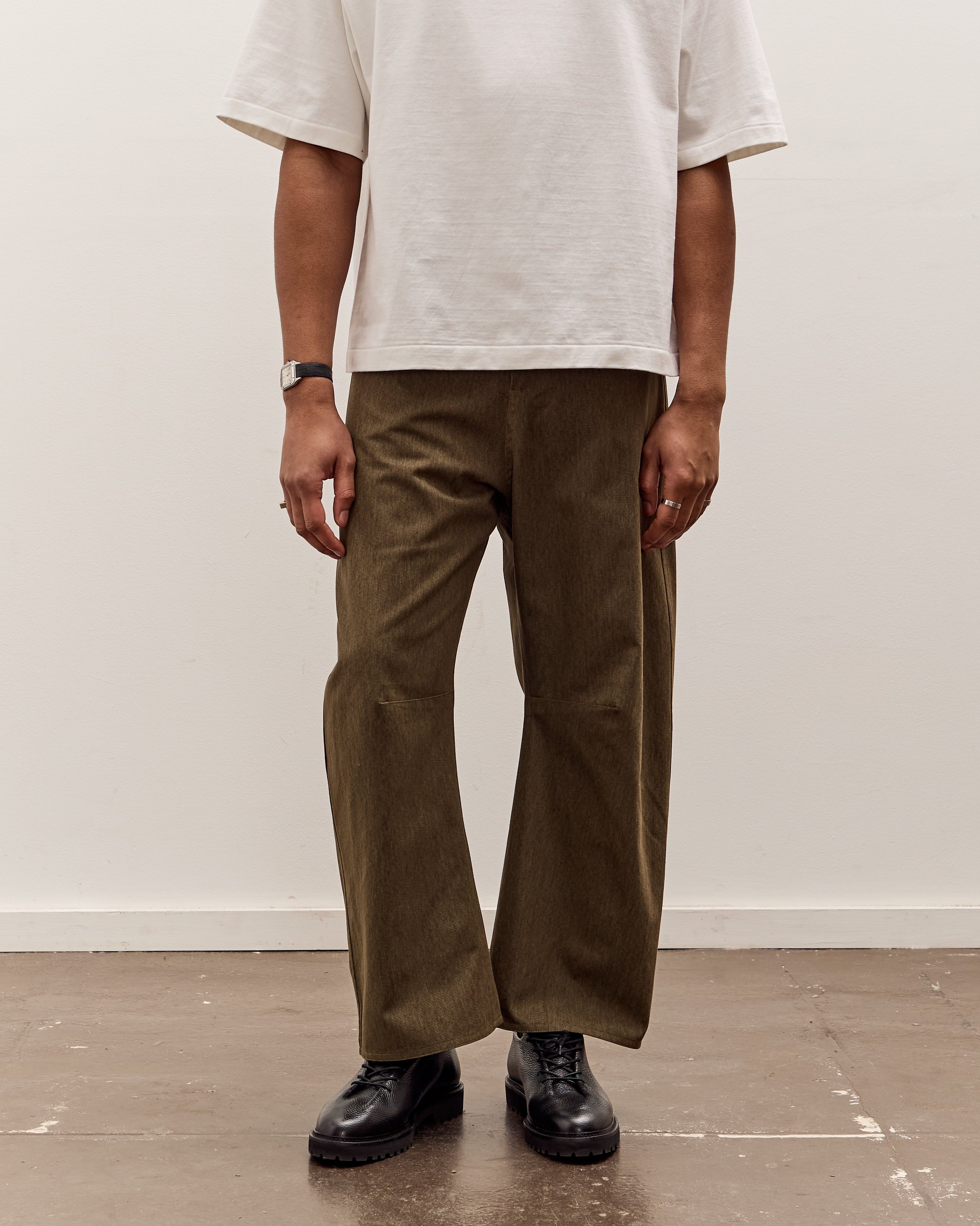 7115 by Szeki Curve Legged Work Trouser Unisex, Olive Green