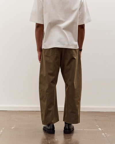 7115 by Szeki Curve Legged Work Trouser, Olive Green