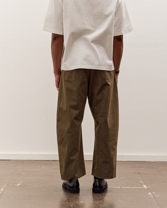 7115 by Szeki Curve Legged Work Trouser, Olive Green