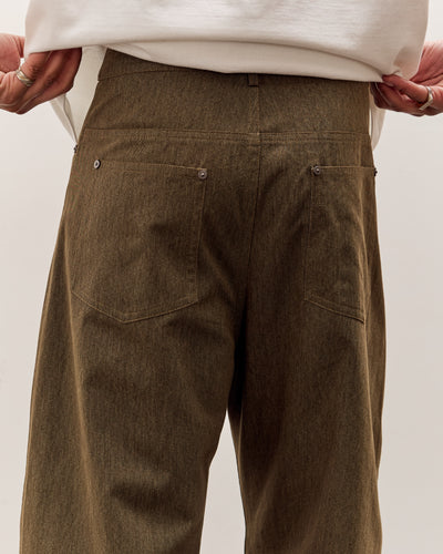 7115 by Szeki Curve Legged Work Trouser, Olive Green