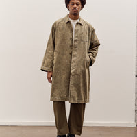 7115 by Szeki Fall Duster Unisex, Spotted Washed Olive